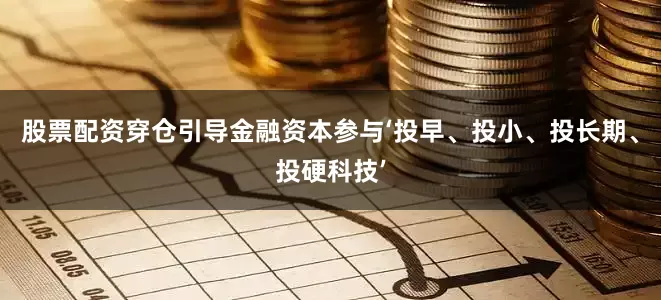 股票配资穿仓引导金融资本参与‘投早、投小、投长期、投硬科技’